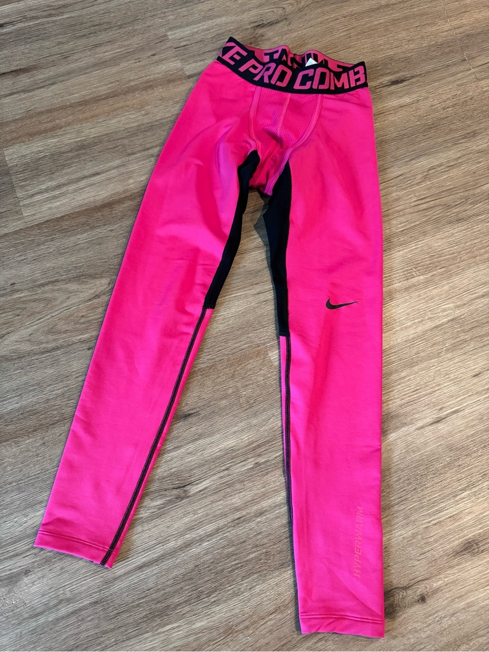 Nike Pro Combat Hyperwarm Leggings with Black Accents